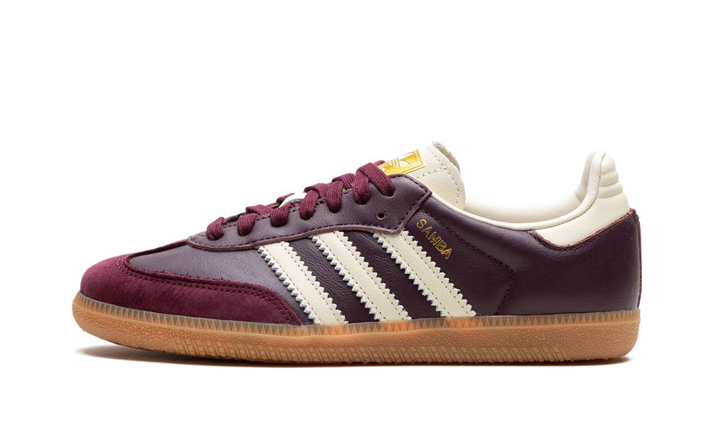 ADDS Samba Maroon Cream White