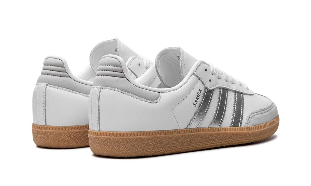 ADDS Samba White Silver Metallic Grey