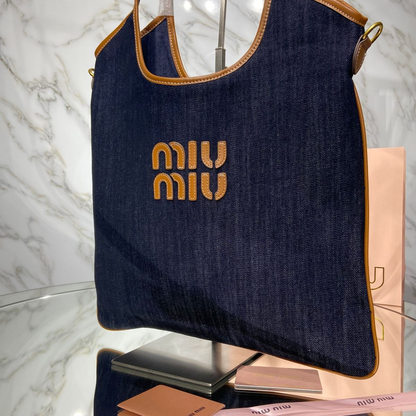 MIU MIU IVY DENIM BAG