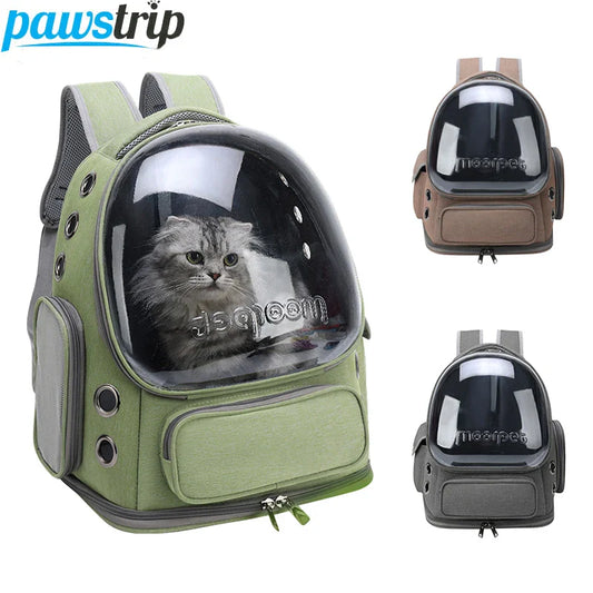 Transparent Pet Backpack – Comfortable for Travel and Walks
