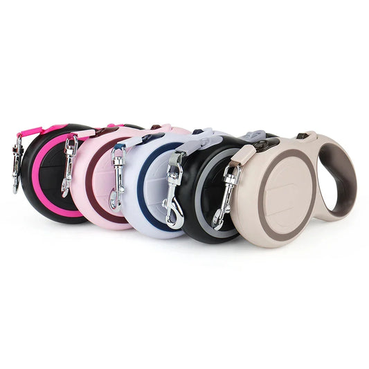 Retractable Dog Leash 3m/5m – Durable and Strong Nylon