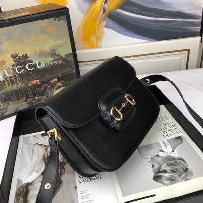 GUCCI 1995 HORSEBIT SHOULDER BAG