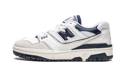 NB 550 White Navy